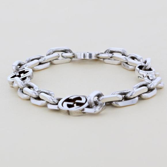 Gucci Handbags - Gucci GG Silver Bracelet Bangle Anklet